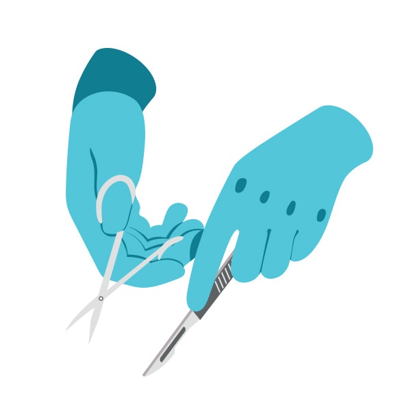 surgeon hands
